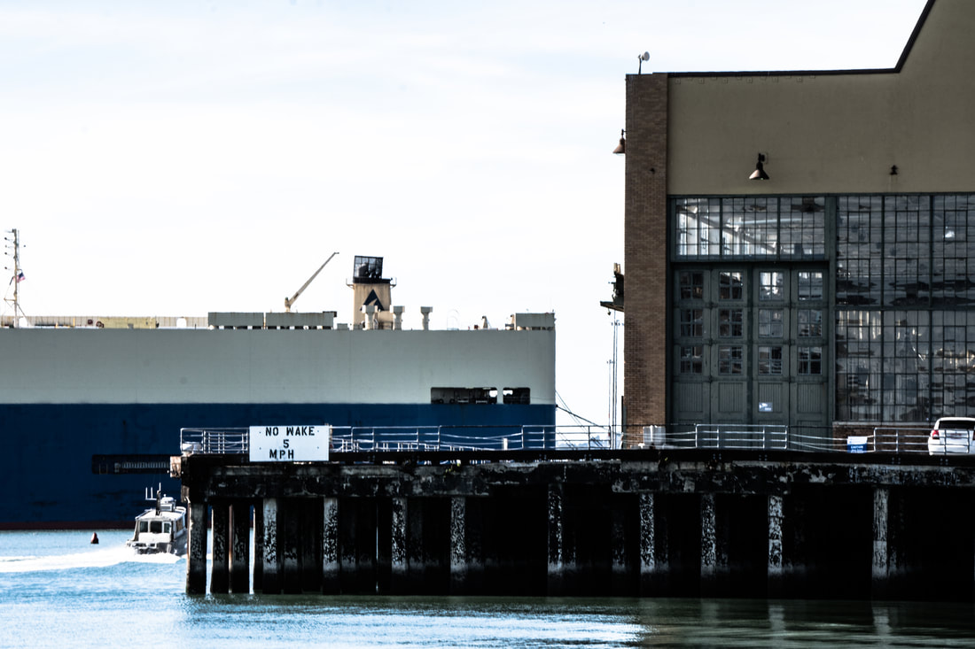Crane way Pavilion, Big Cargo Ship